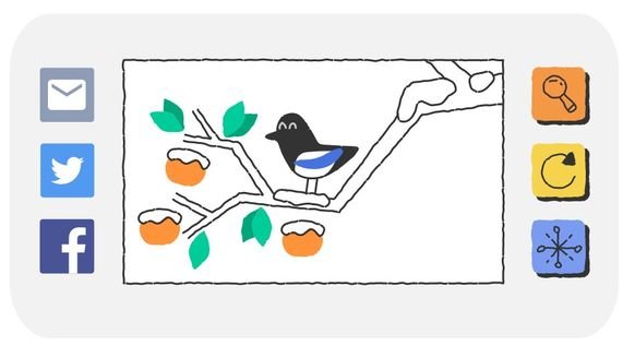 2018 Kış Olimpiyatları Doodle